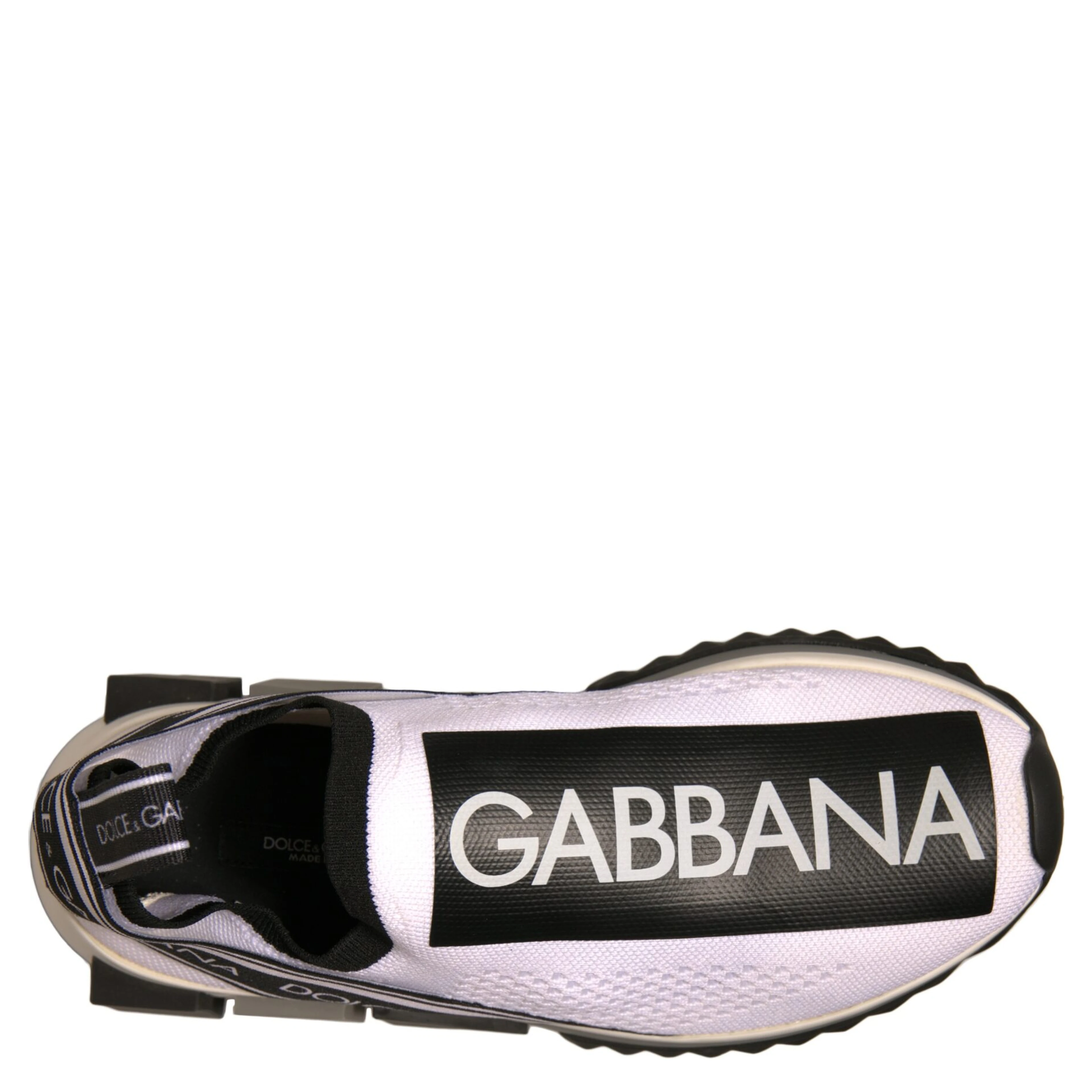 White Black Slip On Sorrento Sneakers Shoes