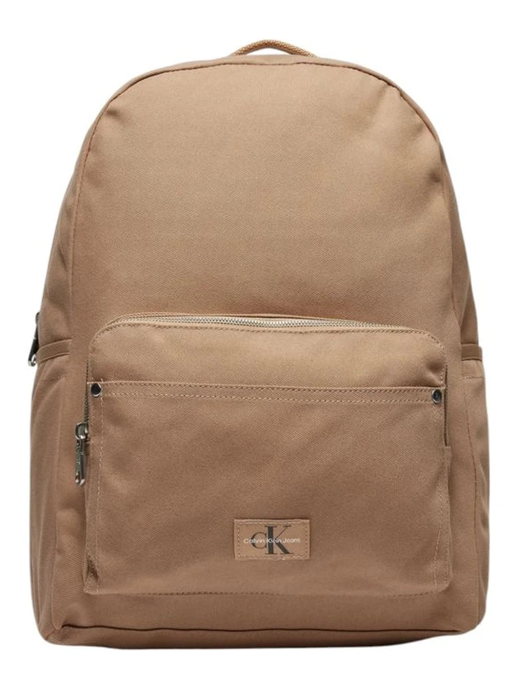 Beige Recycled Polyester Backpack