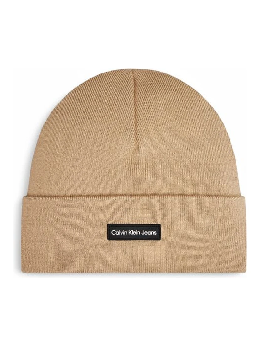 Beige Recycled Polyester Cap (Baseball Hat)