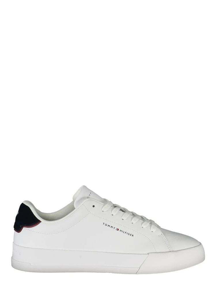 White Polyester Sneaker