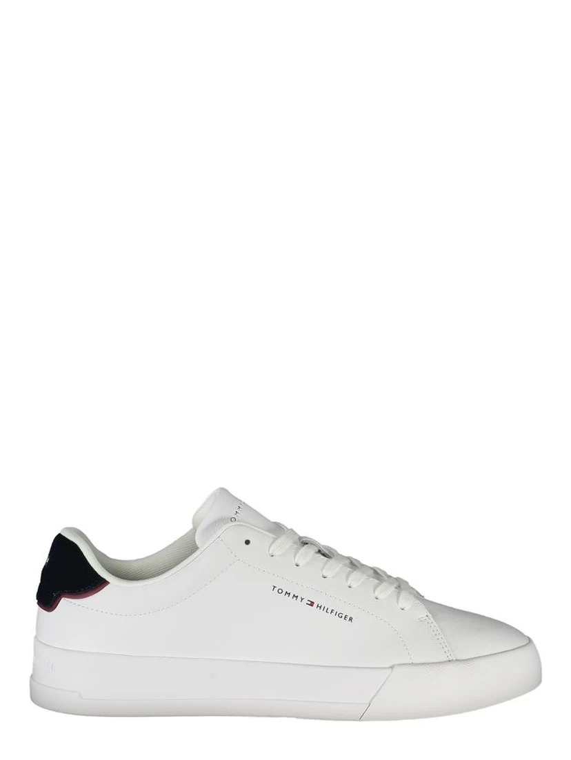 White Polyester Sneaker