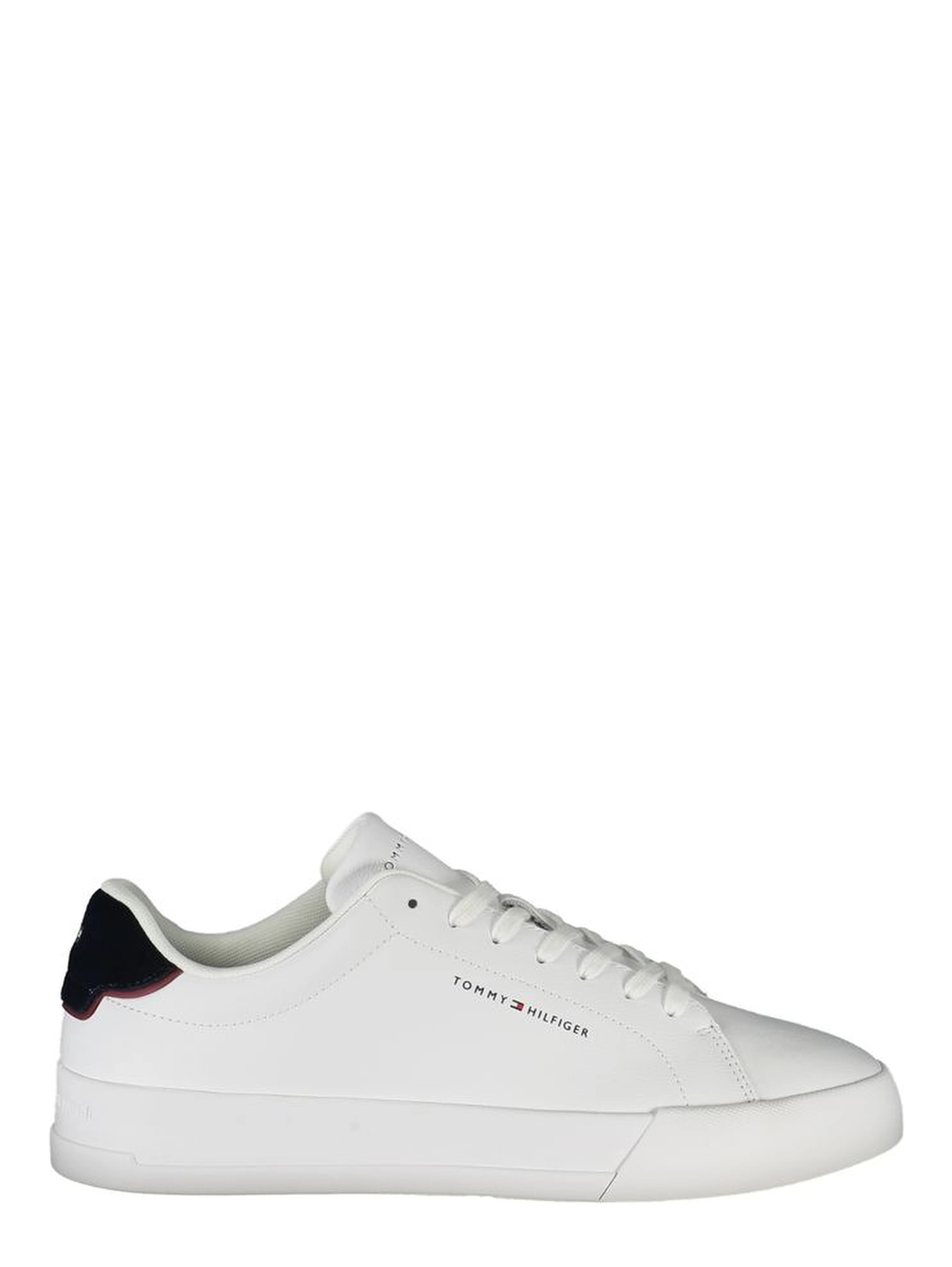 White Polyester Sneaker