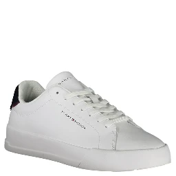 White Polyester Sneaker