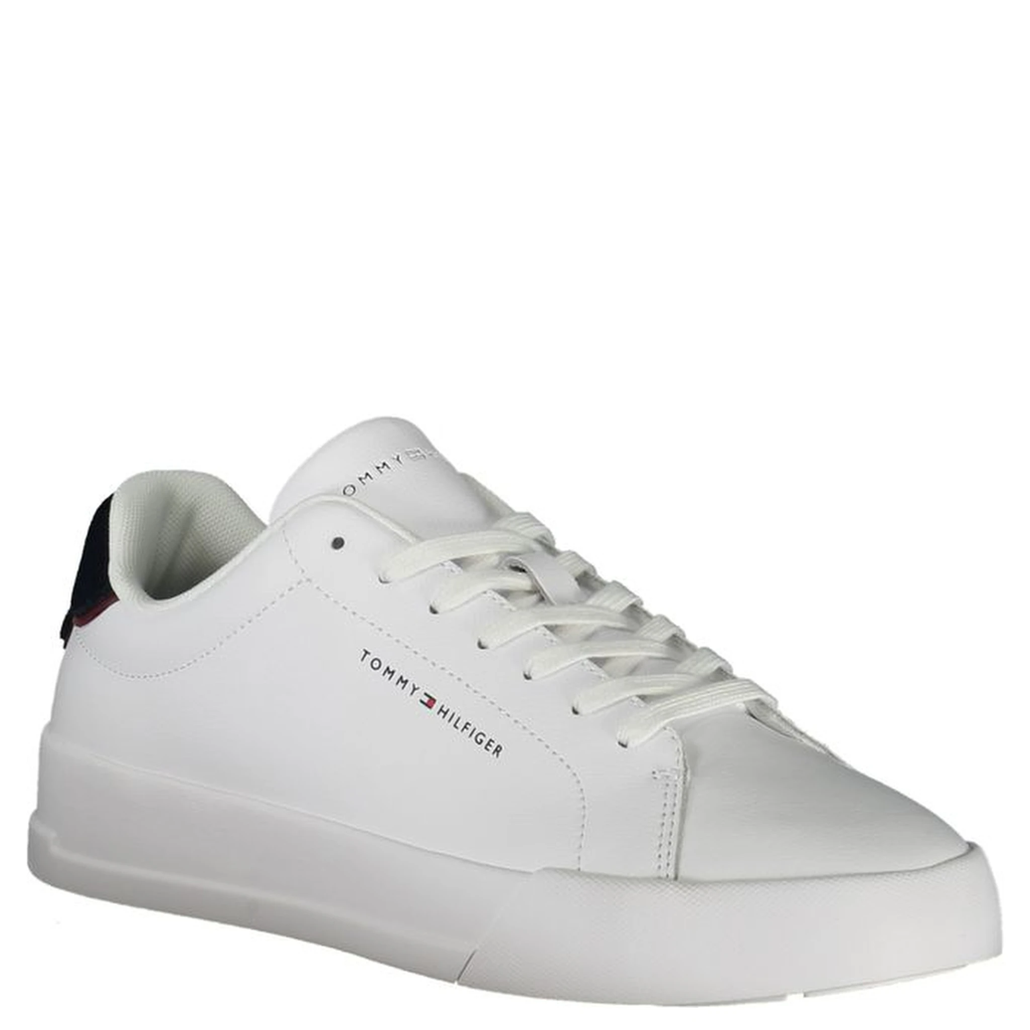 White Polyester Sneaker
