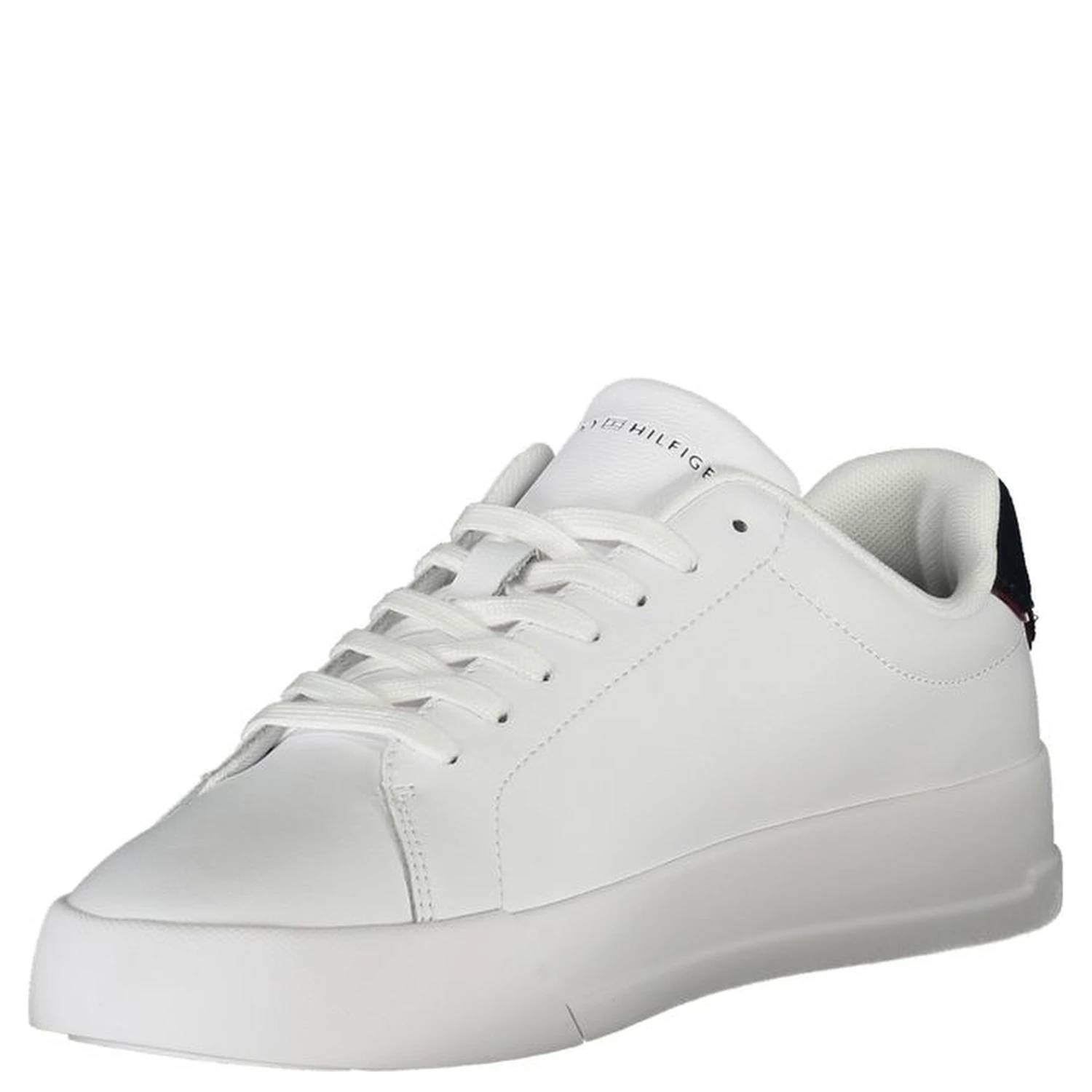 White Polyester Sneaker