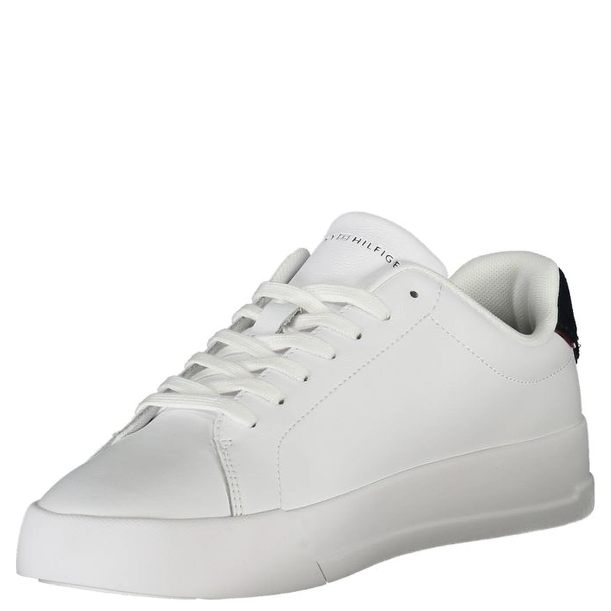 White Polyester Sneaker