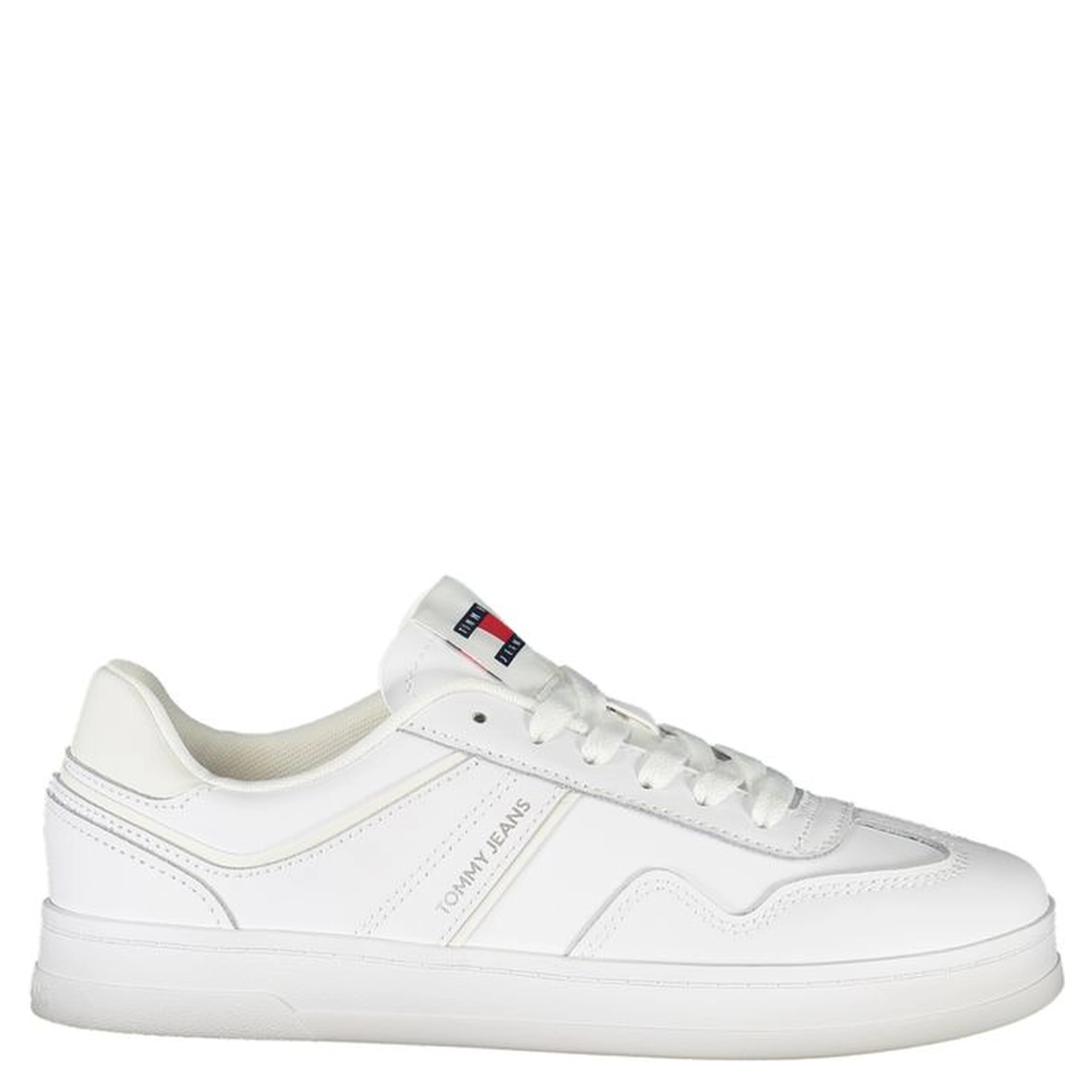 White Polyester Sneaker