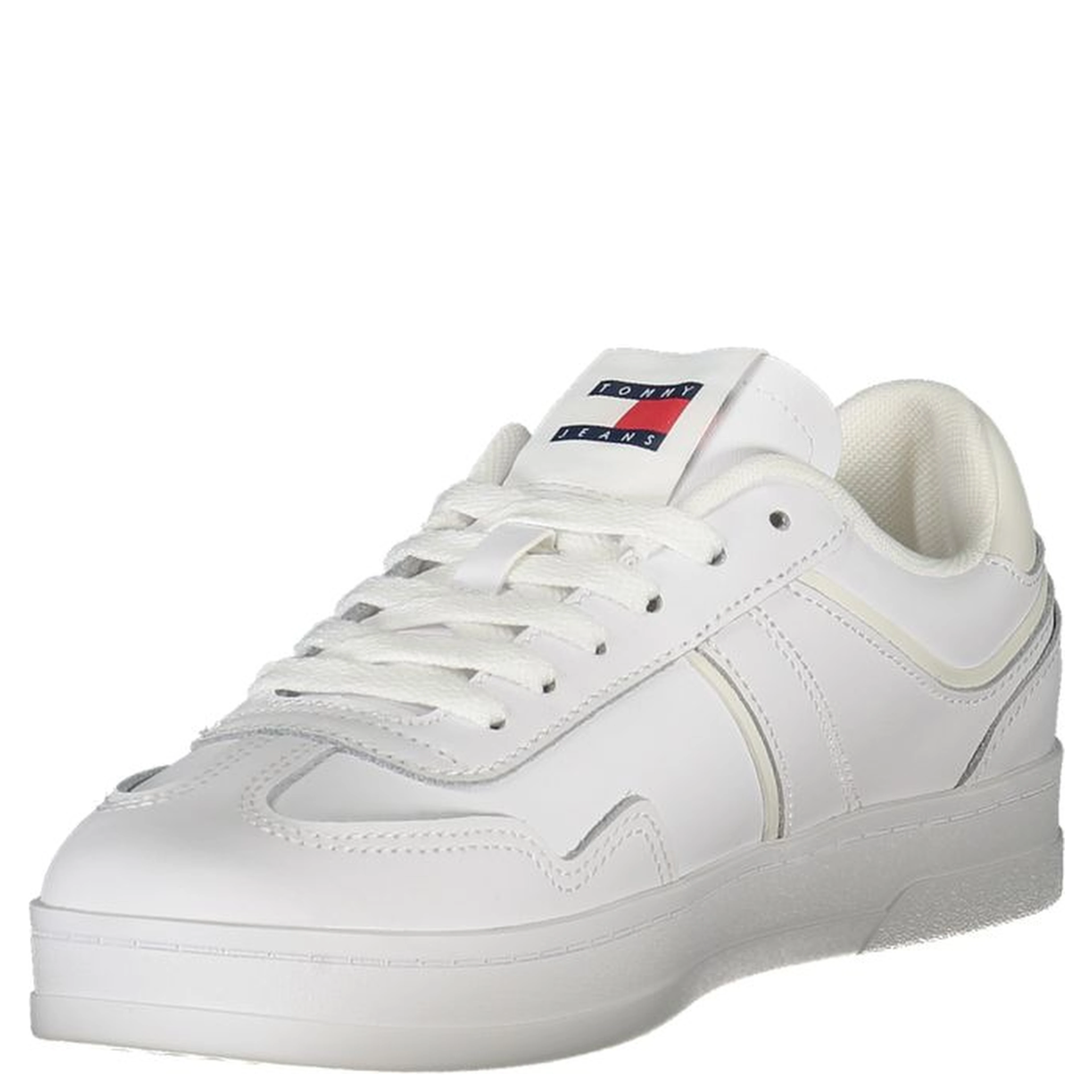 White Polyester Sneaker