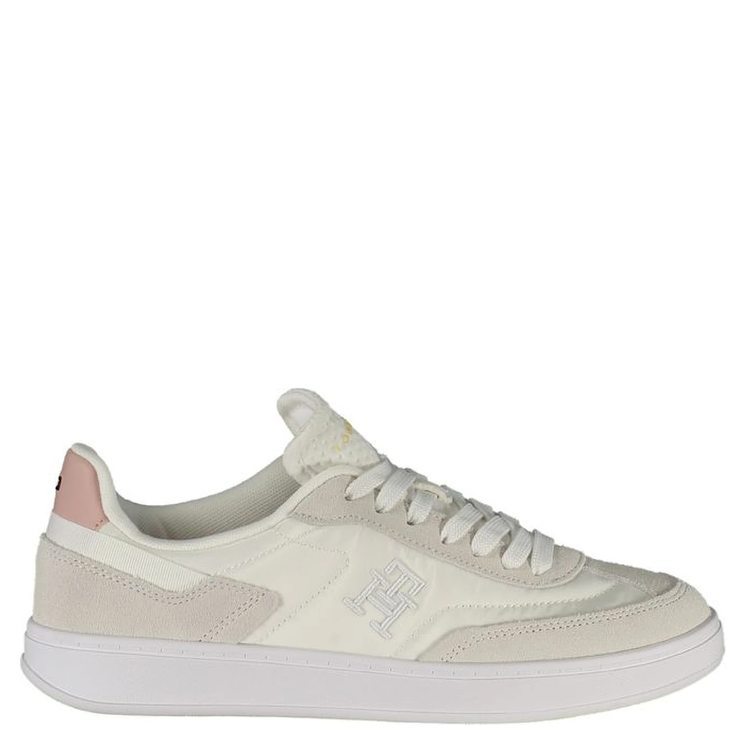 White Polyester Sneaker