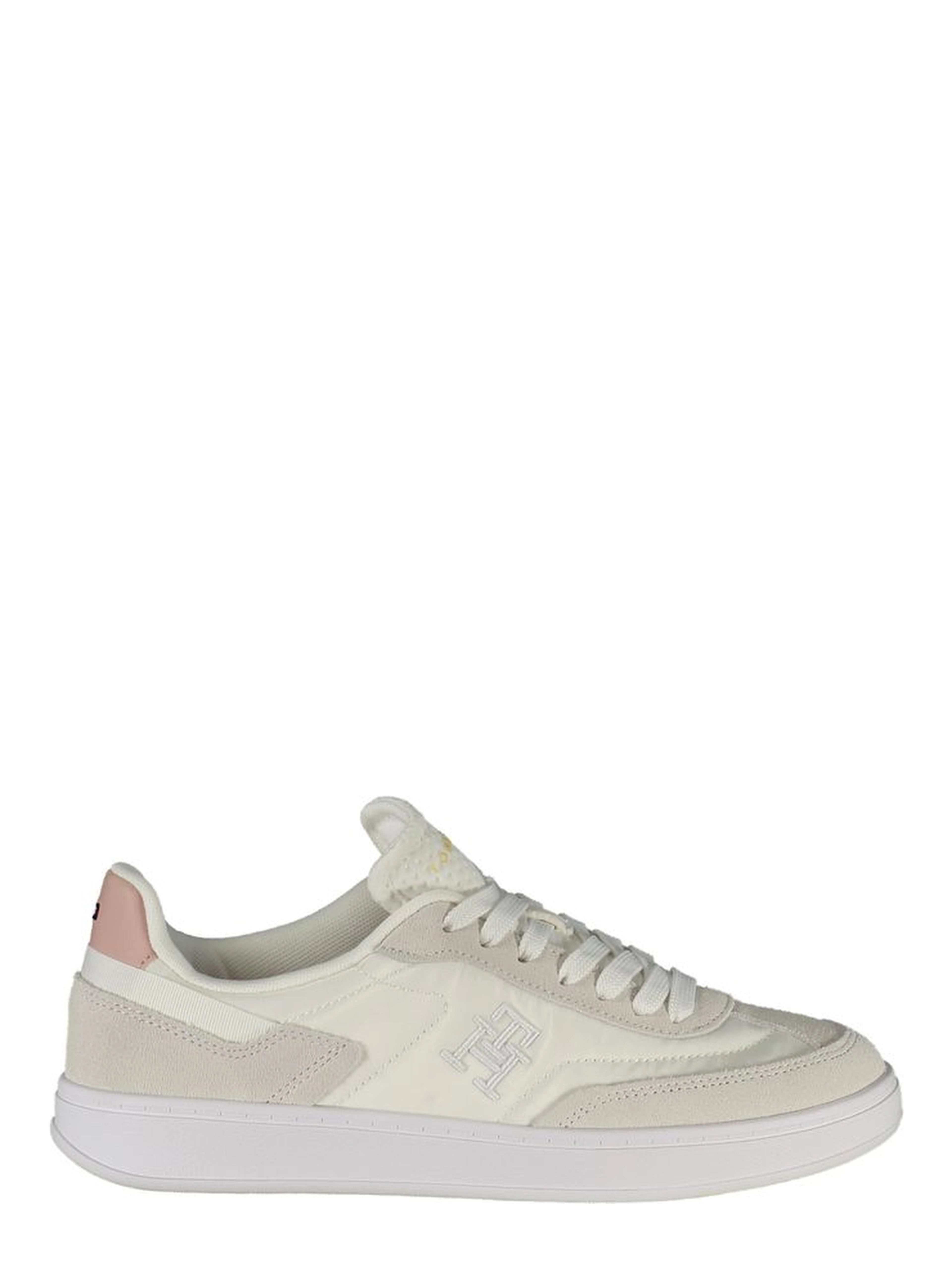 White Polyester Sneaker