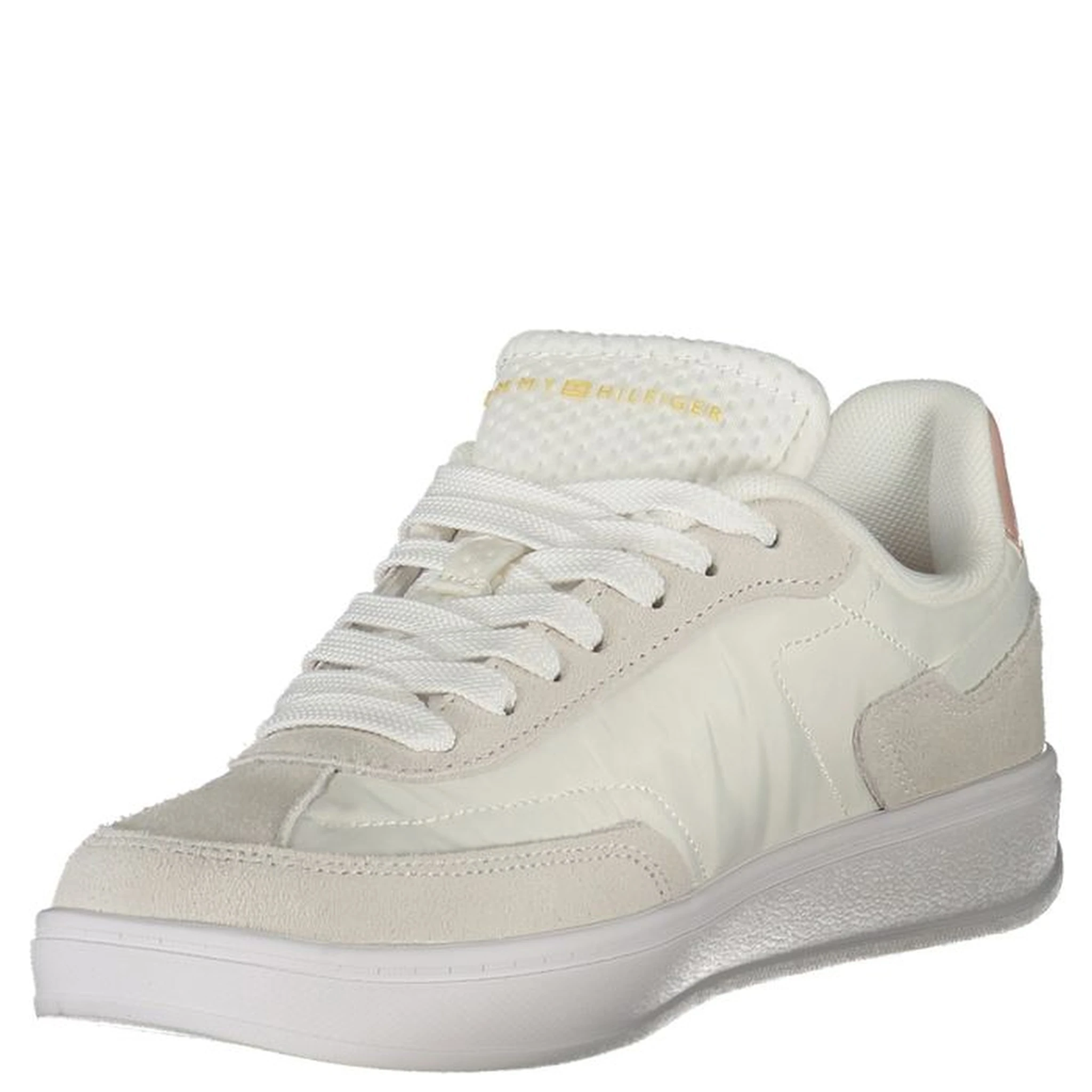 White Polyester Sneaker