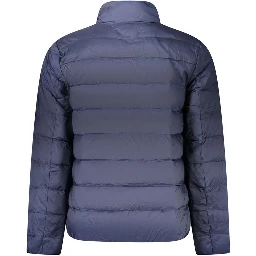 Blue Polyamide Jackets & Coat