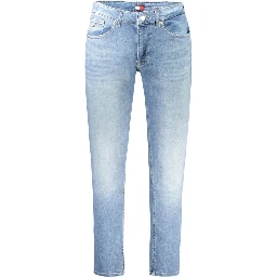 Blue Cotton Jeans Denim