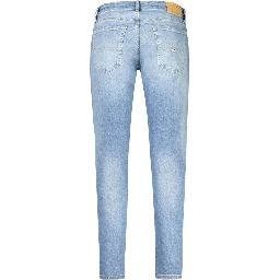 Blue Cotton Jeans Denim