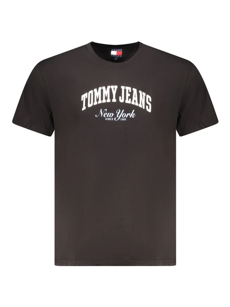 Black Cotton T-Shirt
