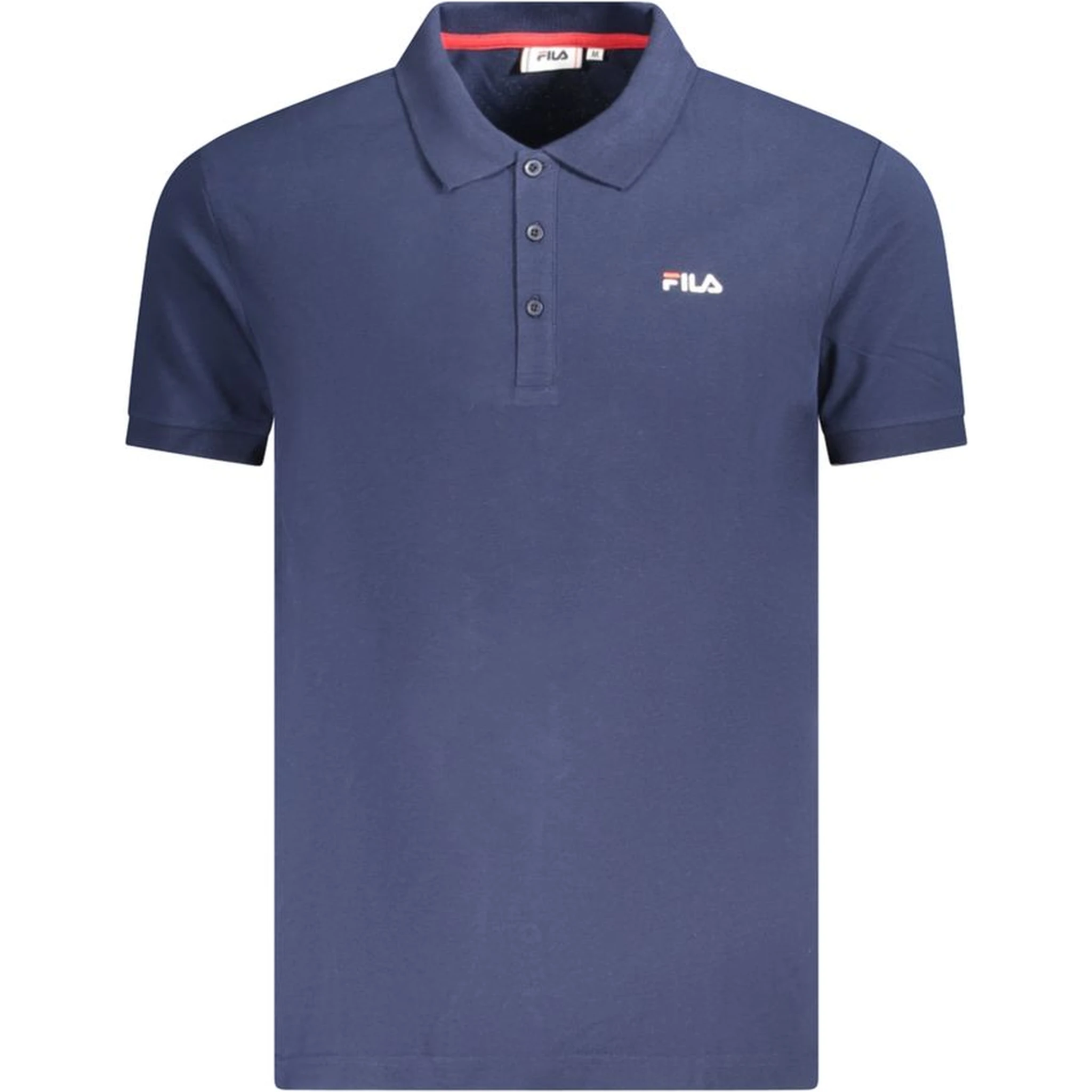 Blue Cotton Polo Shirt
