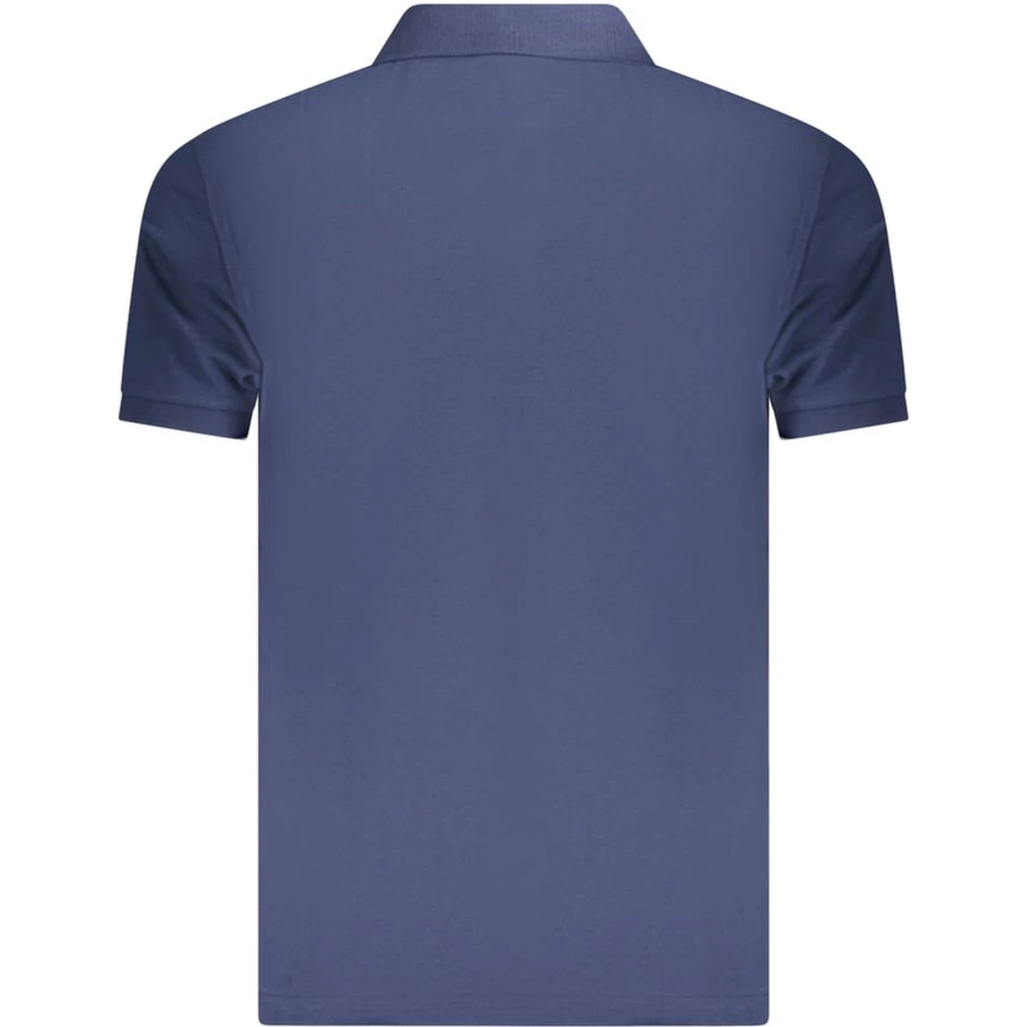 Blue Cotton Polo Shirt