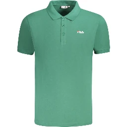 Green Cotton Polo Shirt