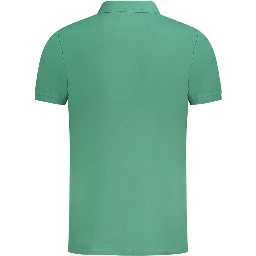 Green Cotton Polo Shirt