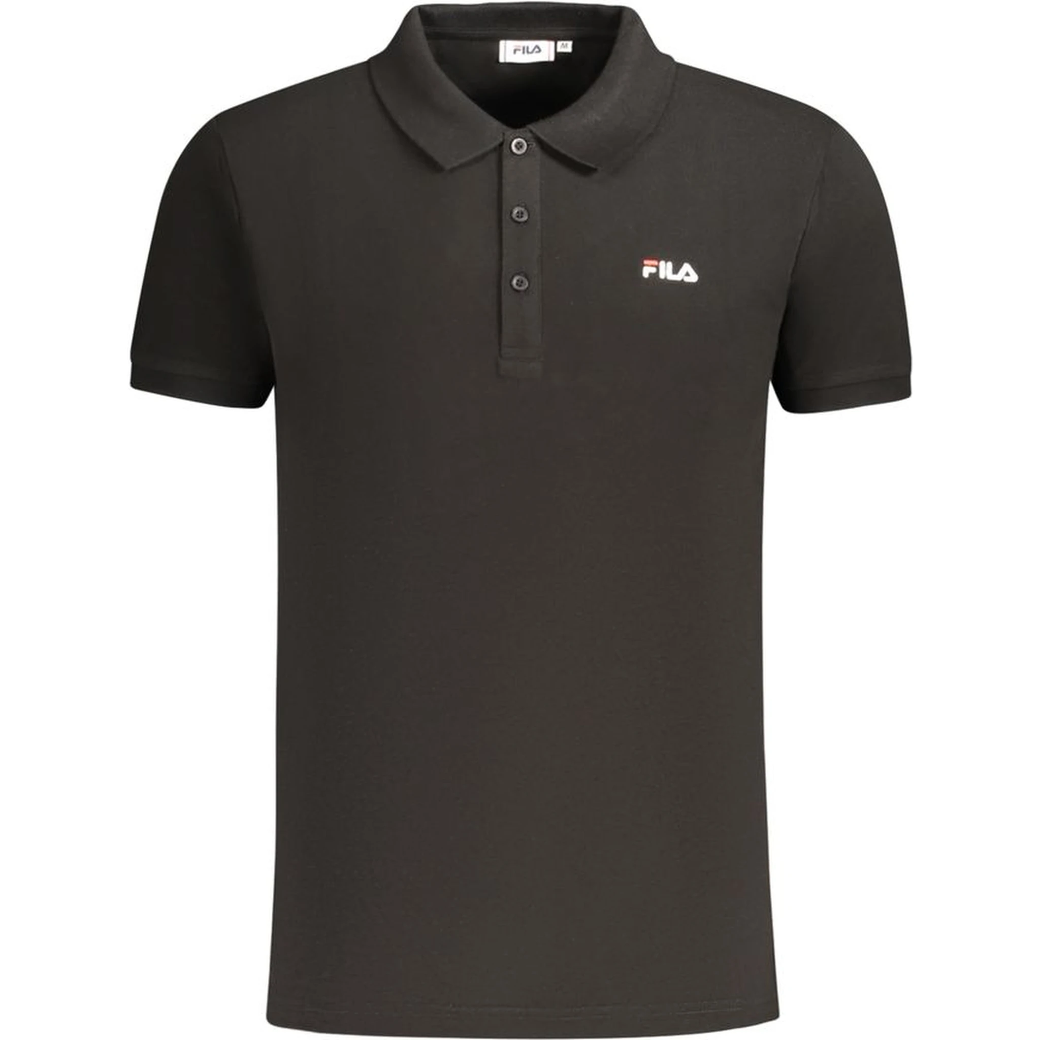 Black Cotton Polo Shirt