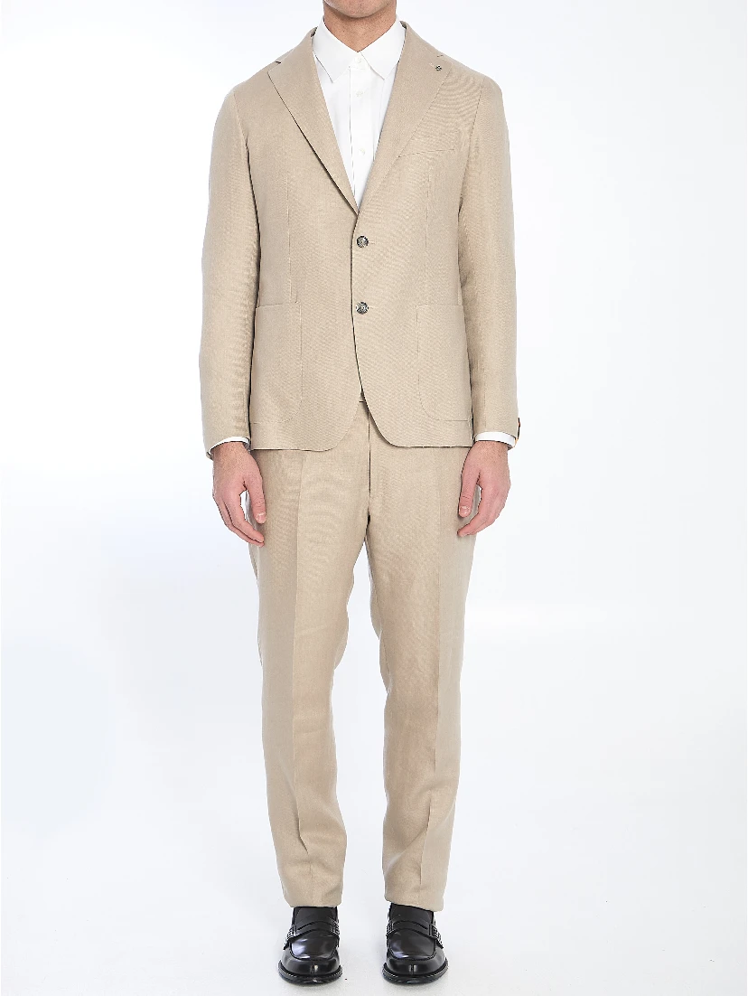 Linen two-piece suit