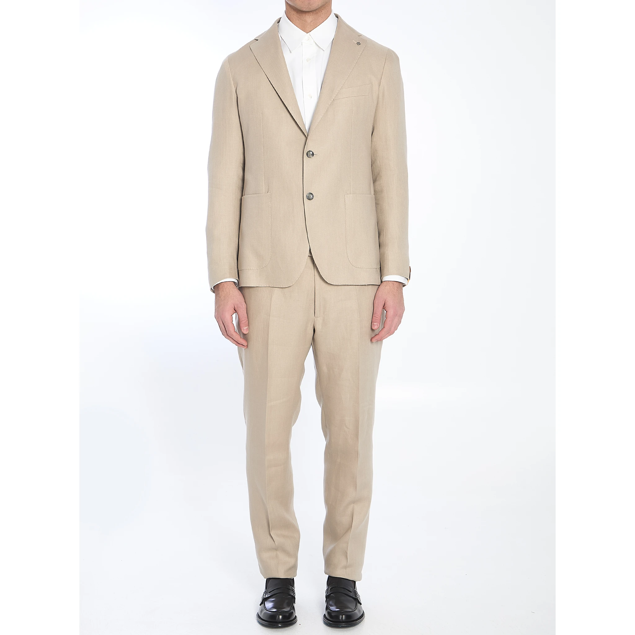 Linen two-piece suit