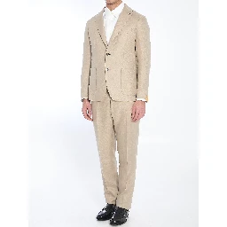 Linen two-piece suit