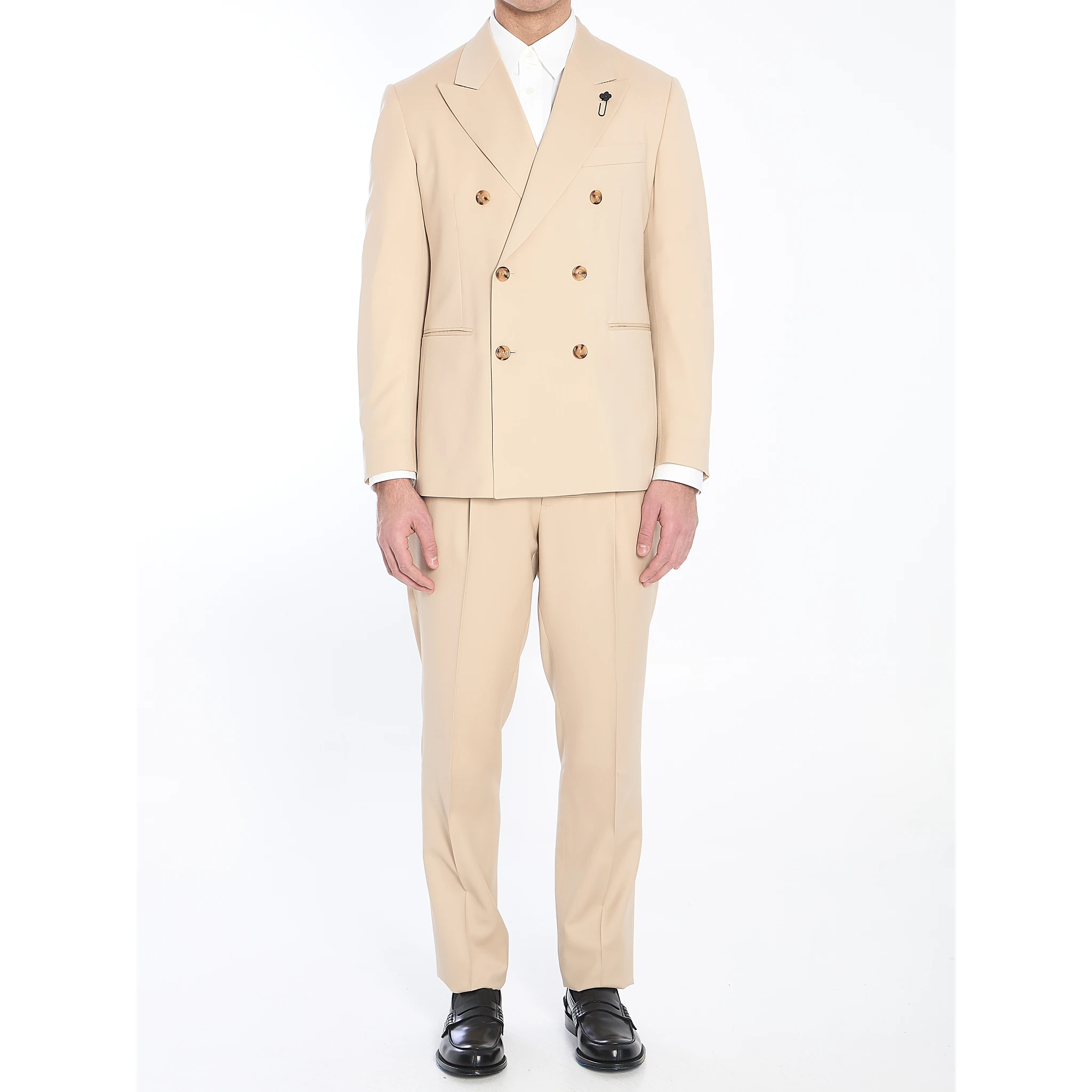 Virgin wool two-piece suit