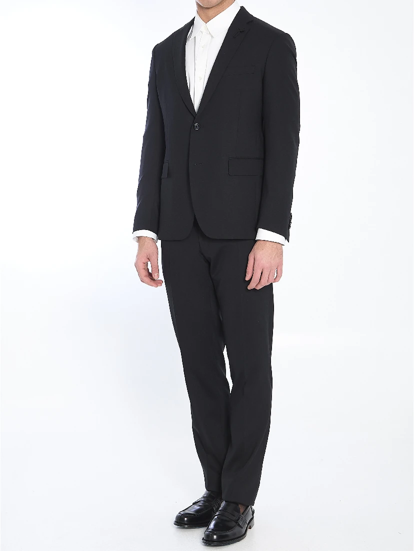 Wool blend two-piece suit