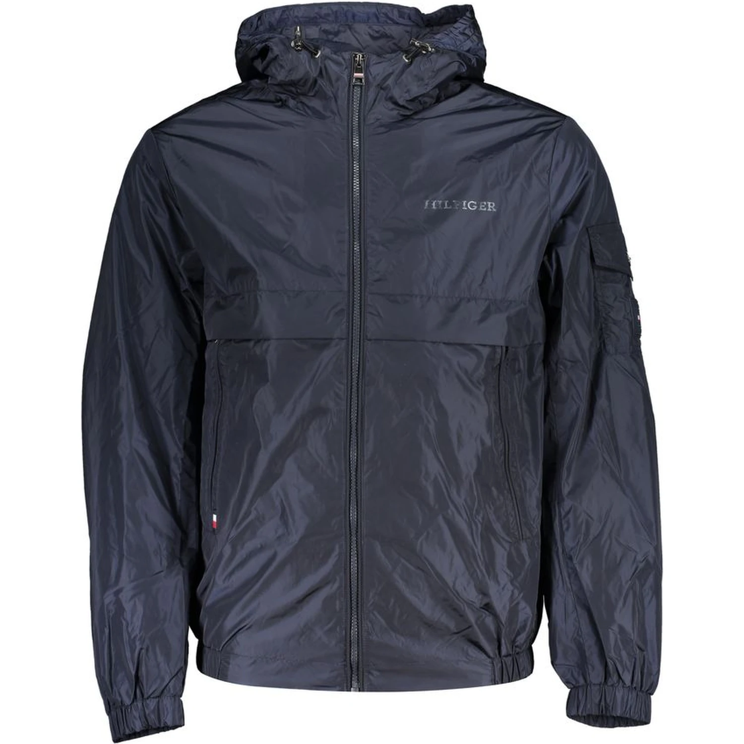 Blue Nylon Jackets & Coat
