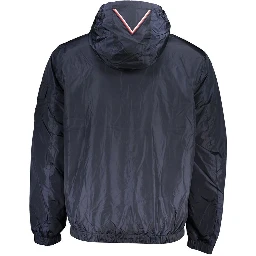 Blue Nylon Jackets & Coat