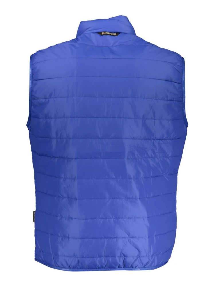 Blue Polyester Sleveless Jacket alternative