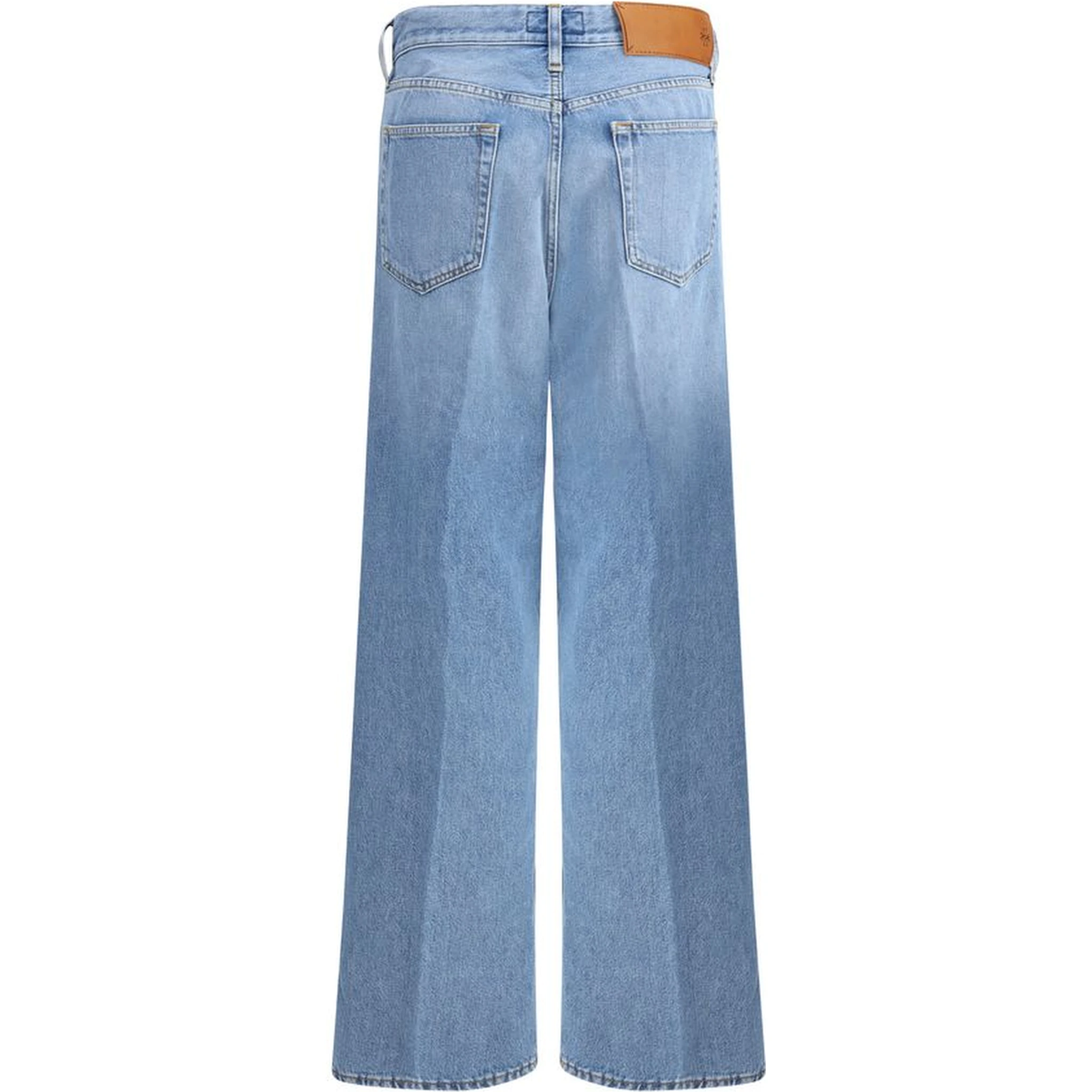 Light Blue Cotton Jeans Denim