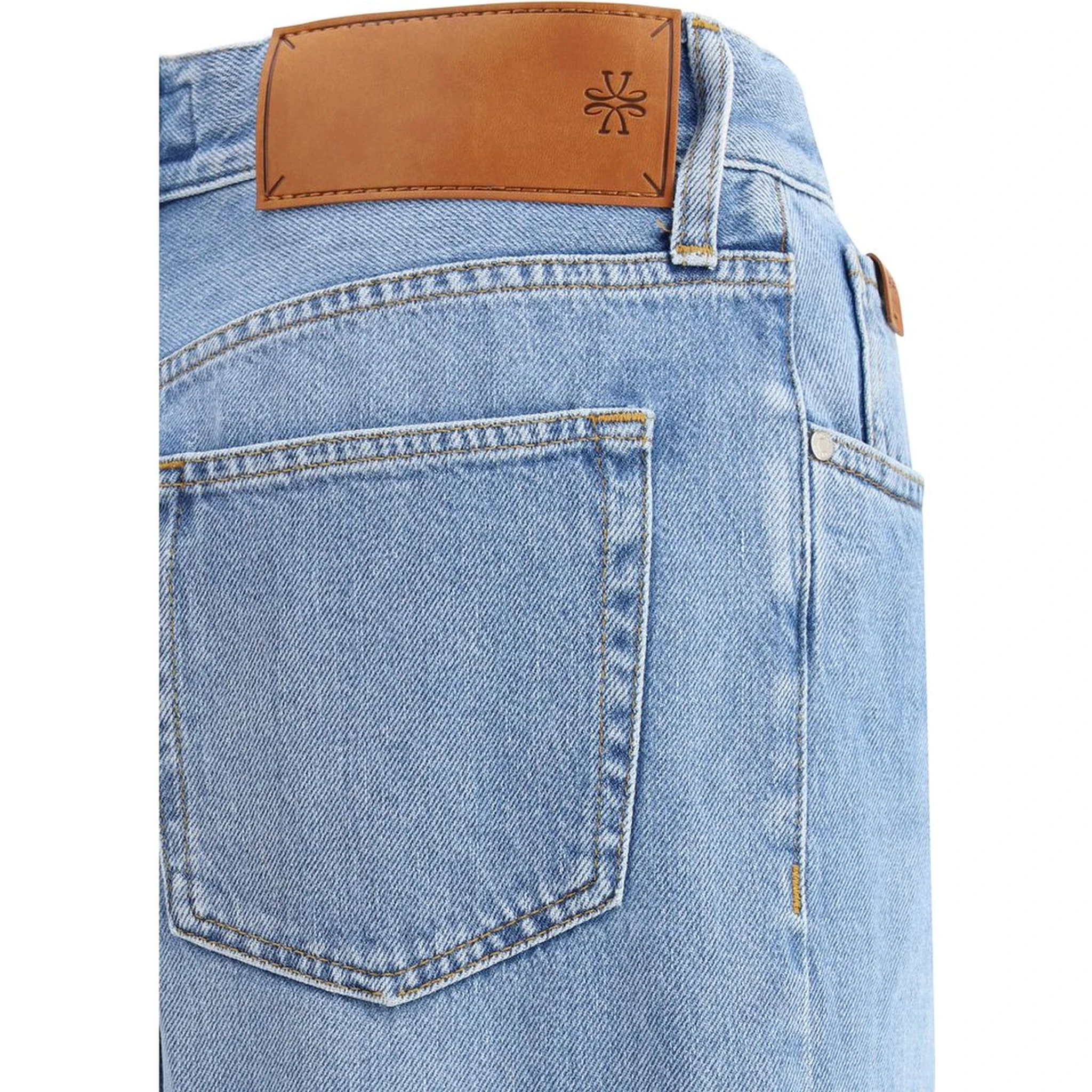 Light Blue Cotton Jeans Denim