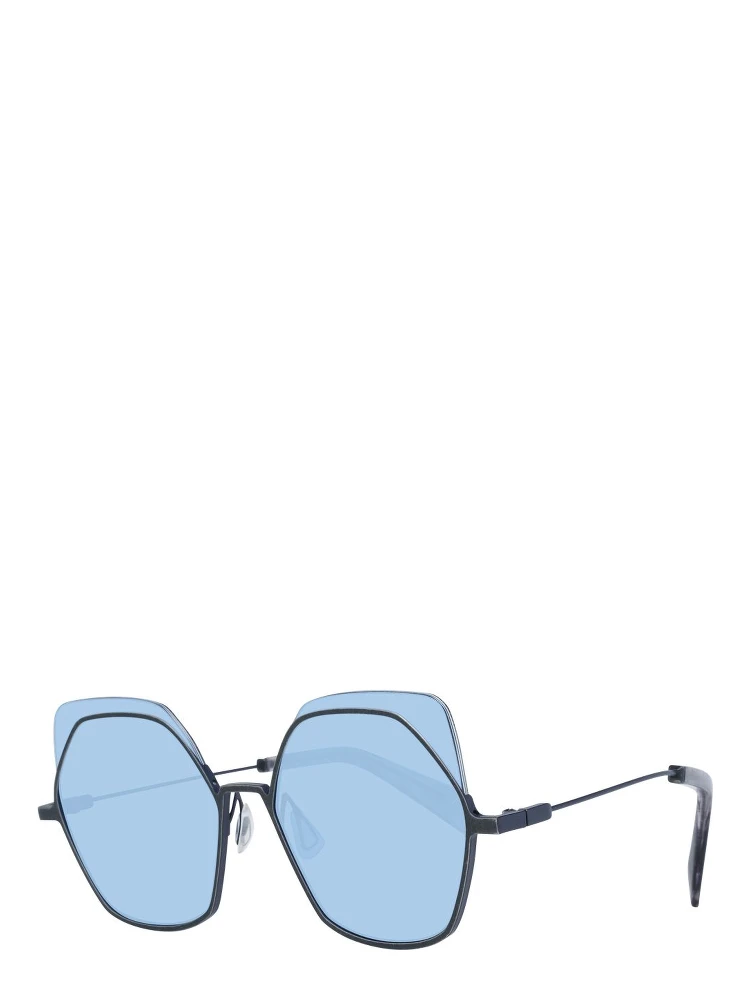 Gray Metal & Plastic Sunglasses