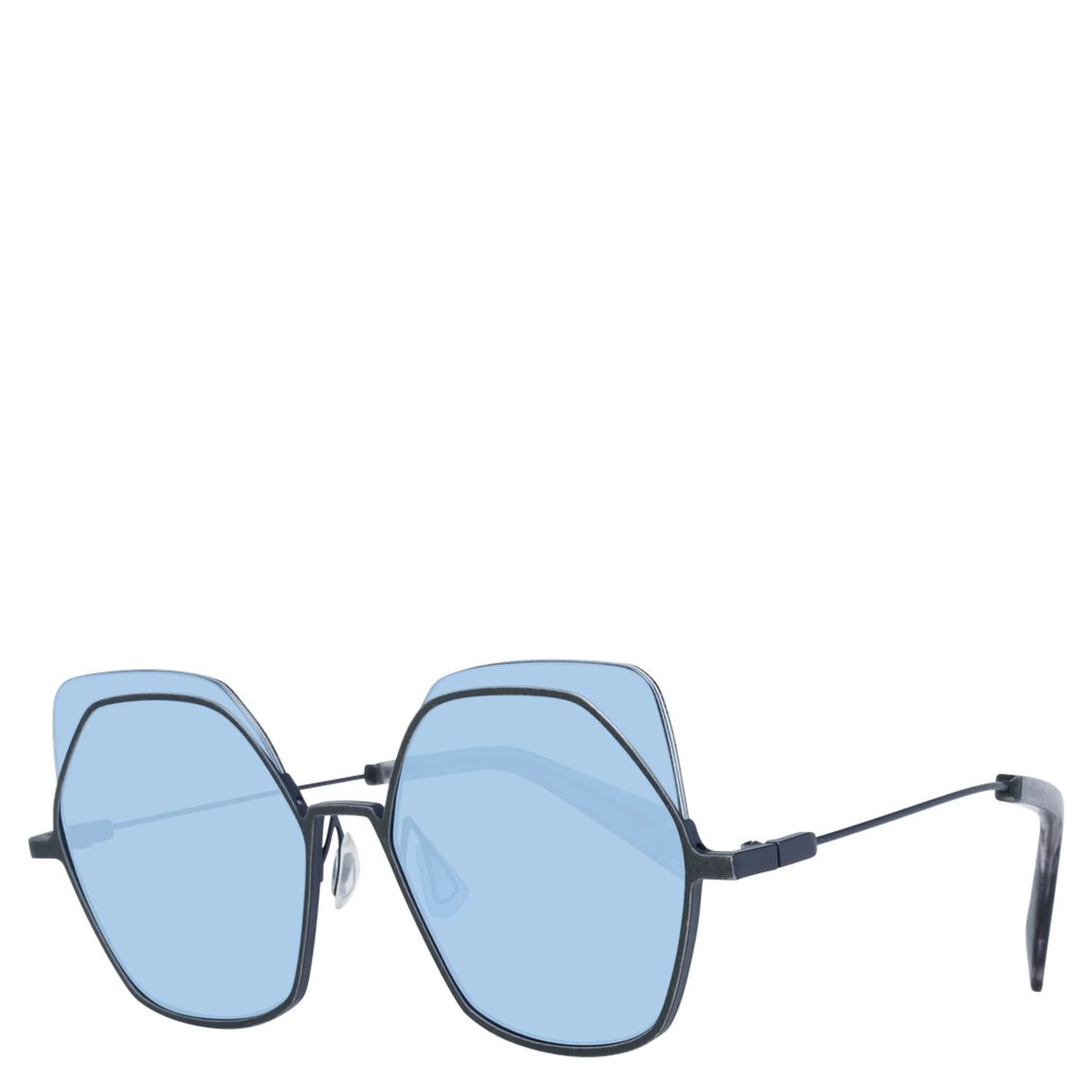 Gray Metal & Plastic Sunglasses