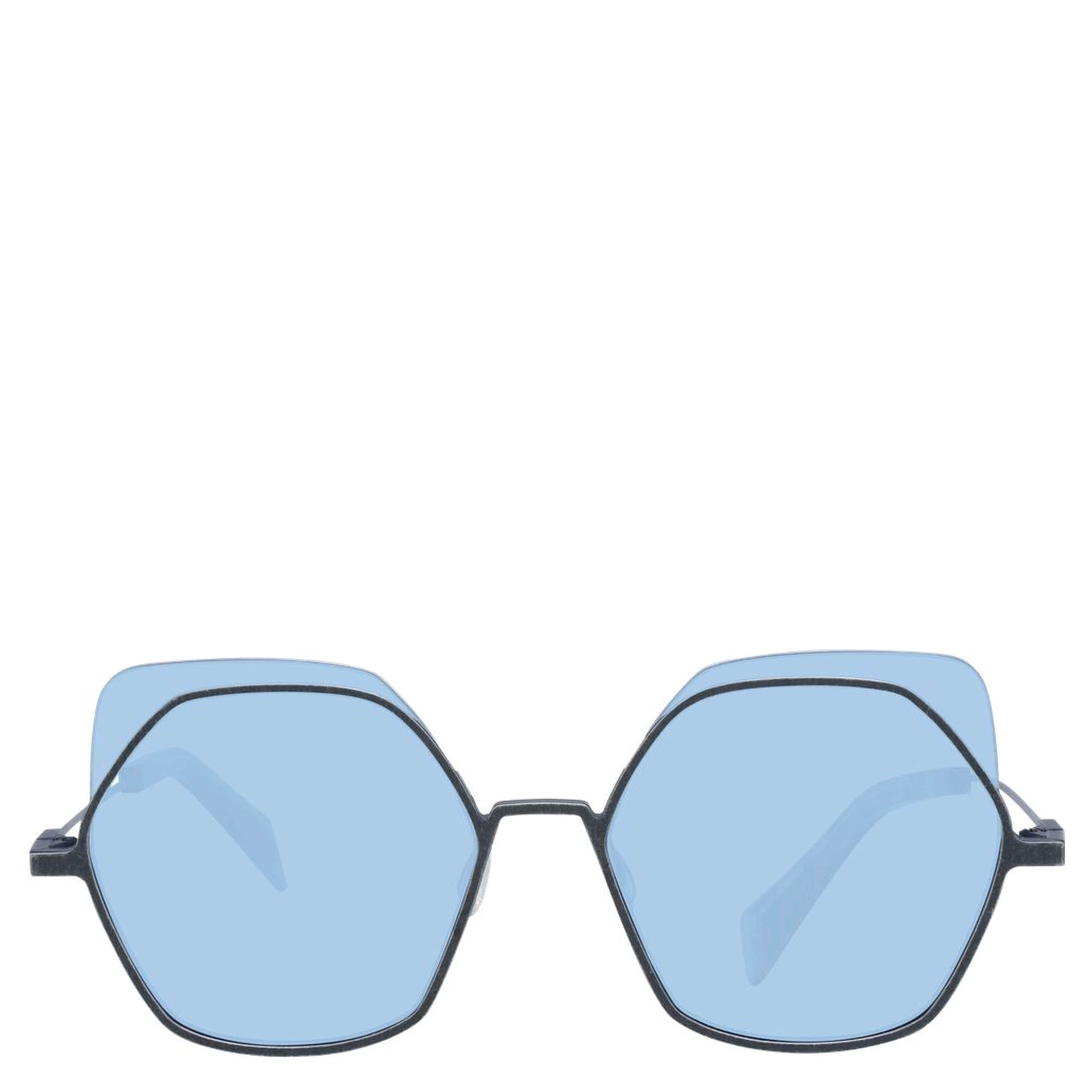 Gray Metal & Plastic Sunglasses