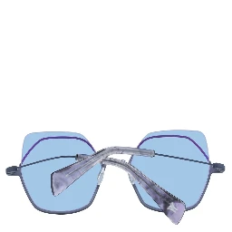 Gray Metal & Plastic Sunglasses