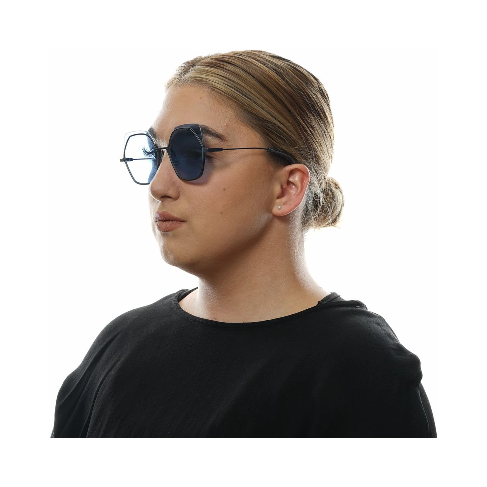 Gray Metal & Plastic Sunglasses