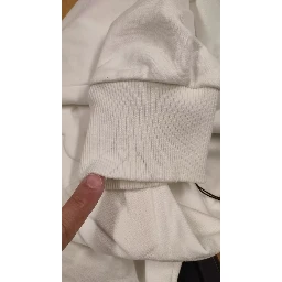 White Cotton Women Sweatpants Trouser Pants