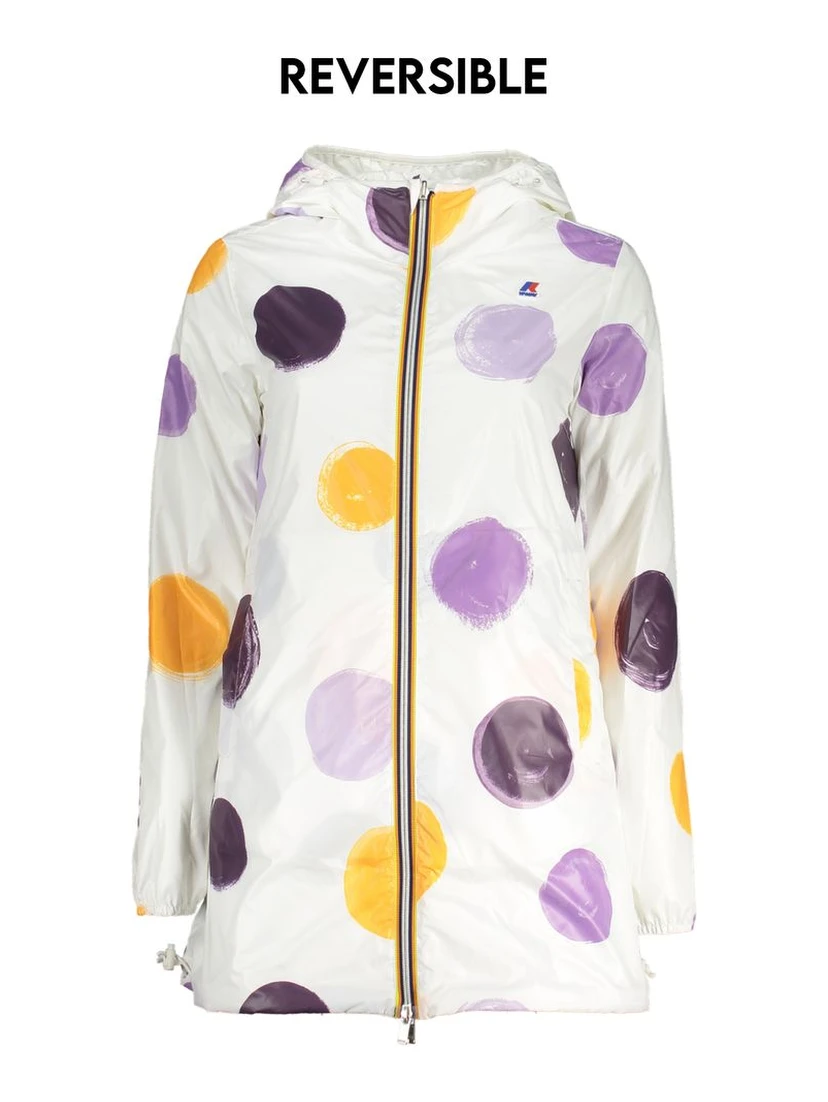 White Polyester Jackets & Coat