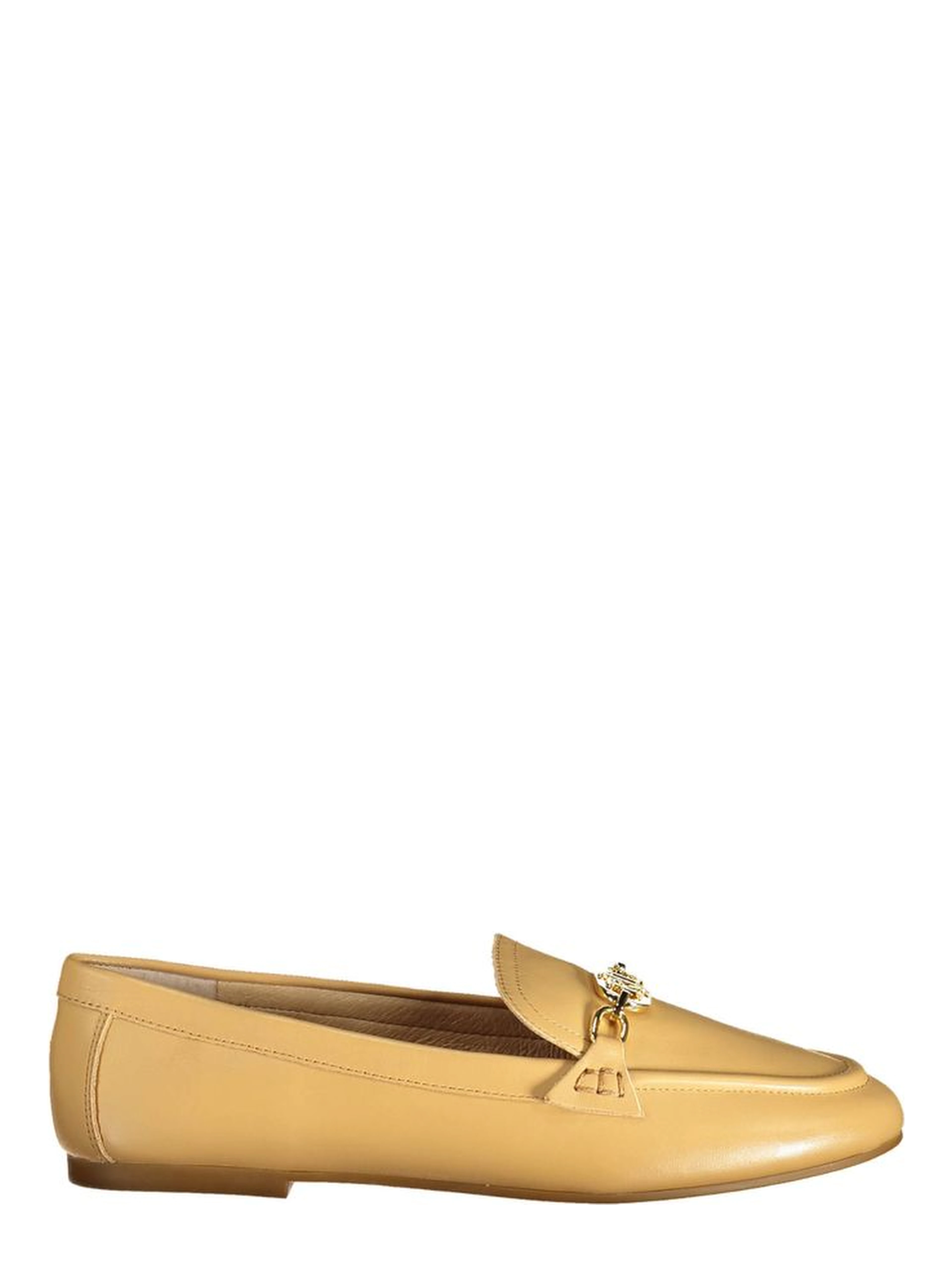 Beige Leather Oxfords And Derby
