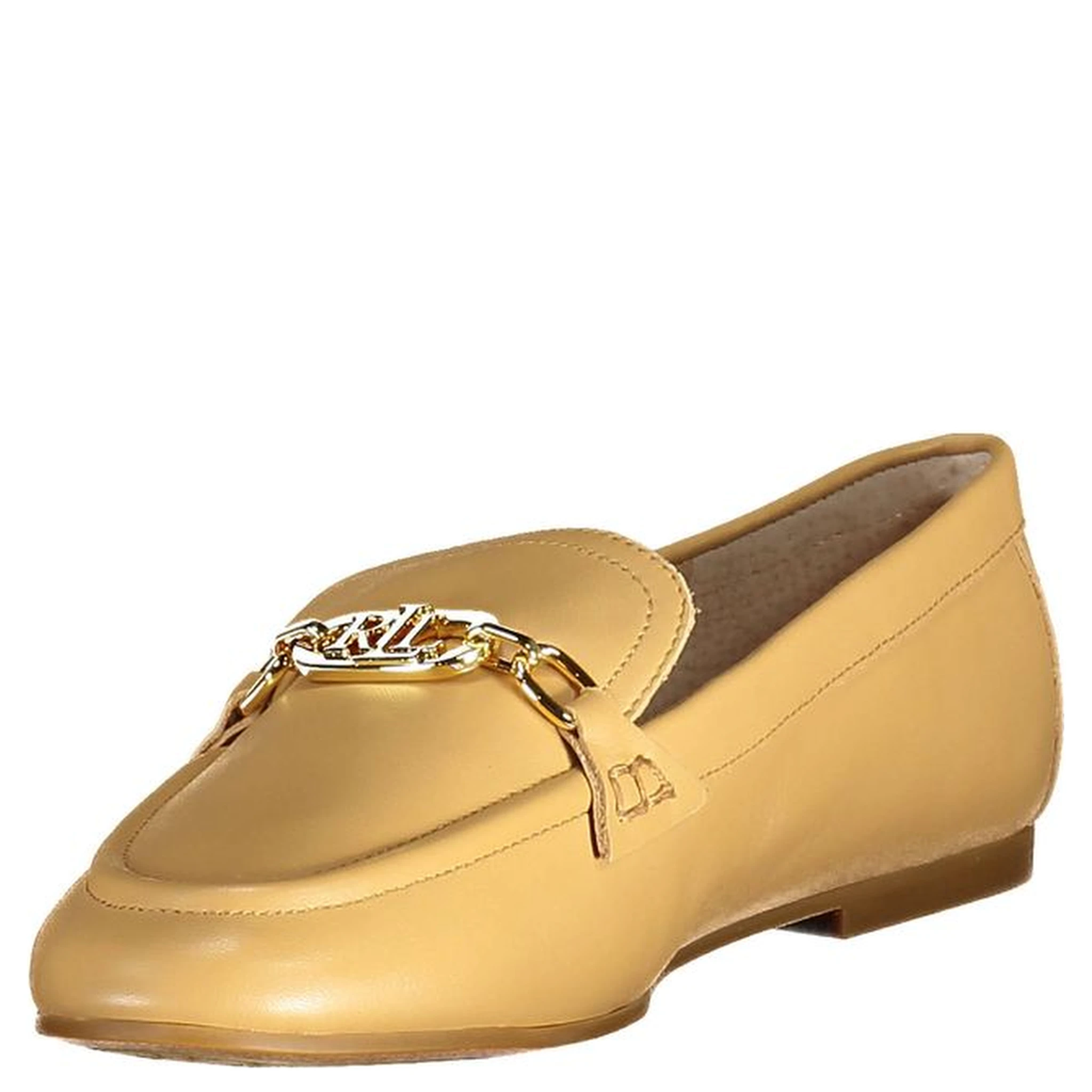 Beige Leather Oxfords And Derby