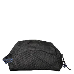Black Polyester Toiletry Bag