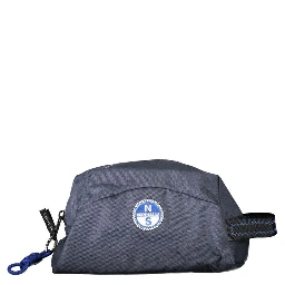 Blue Polyester Toiletry Bag