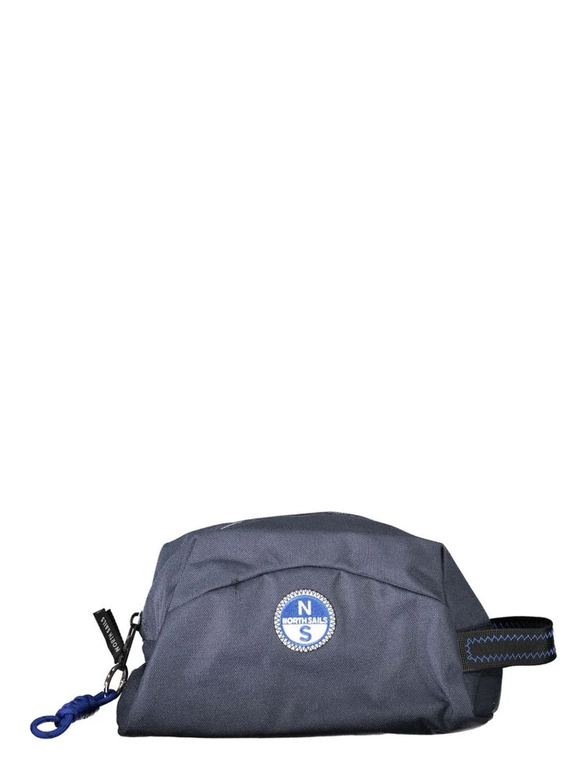 Blue Polyester Toiletry Bag
