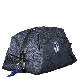 Blue Polyester Toiletry Bag