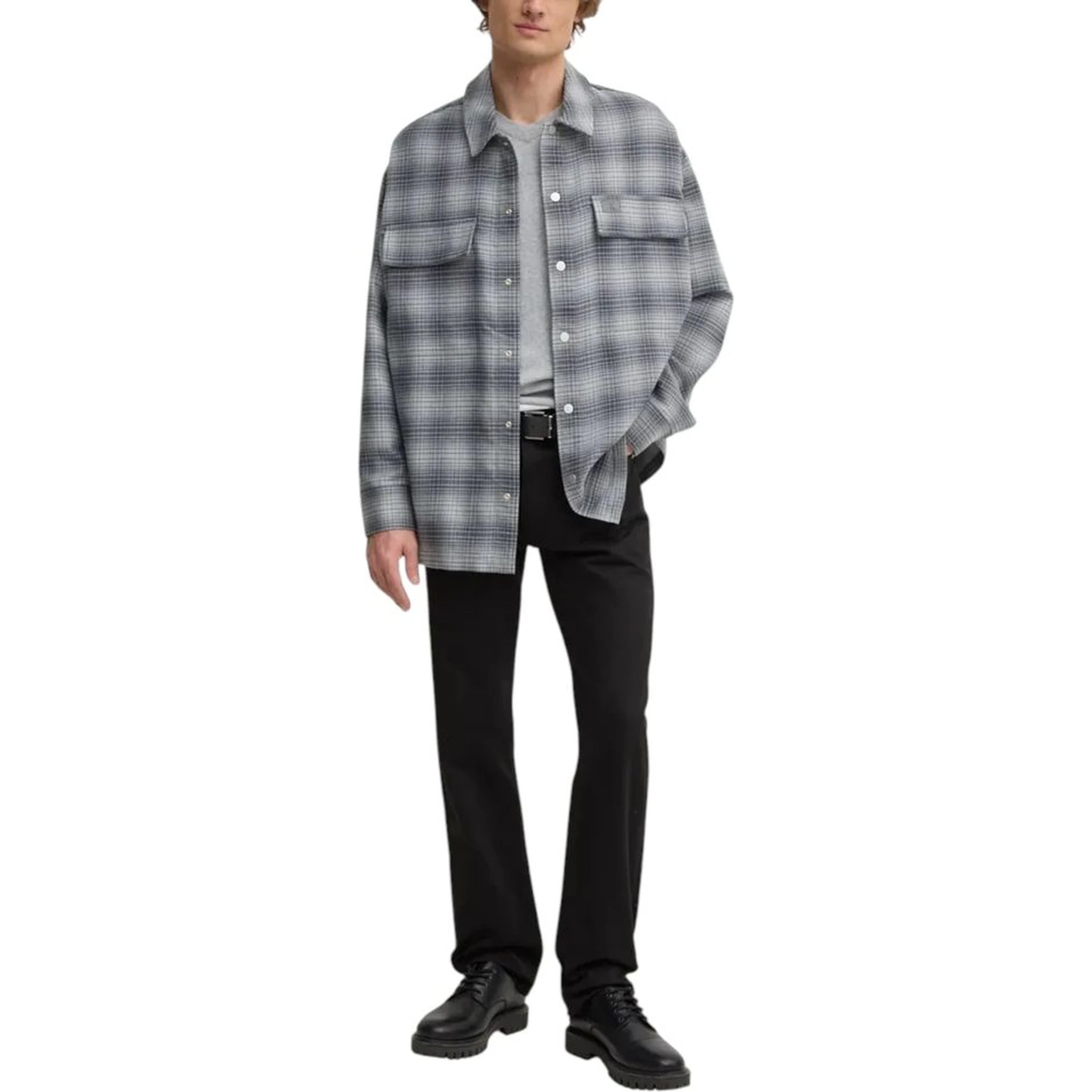 Black Cotton Relaxed Fit Jeans