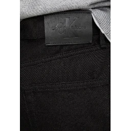 Black Cotton Relaxed Fit Jeans