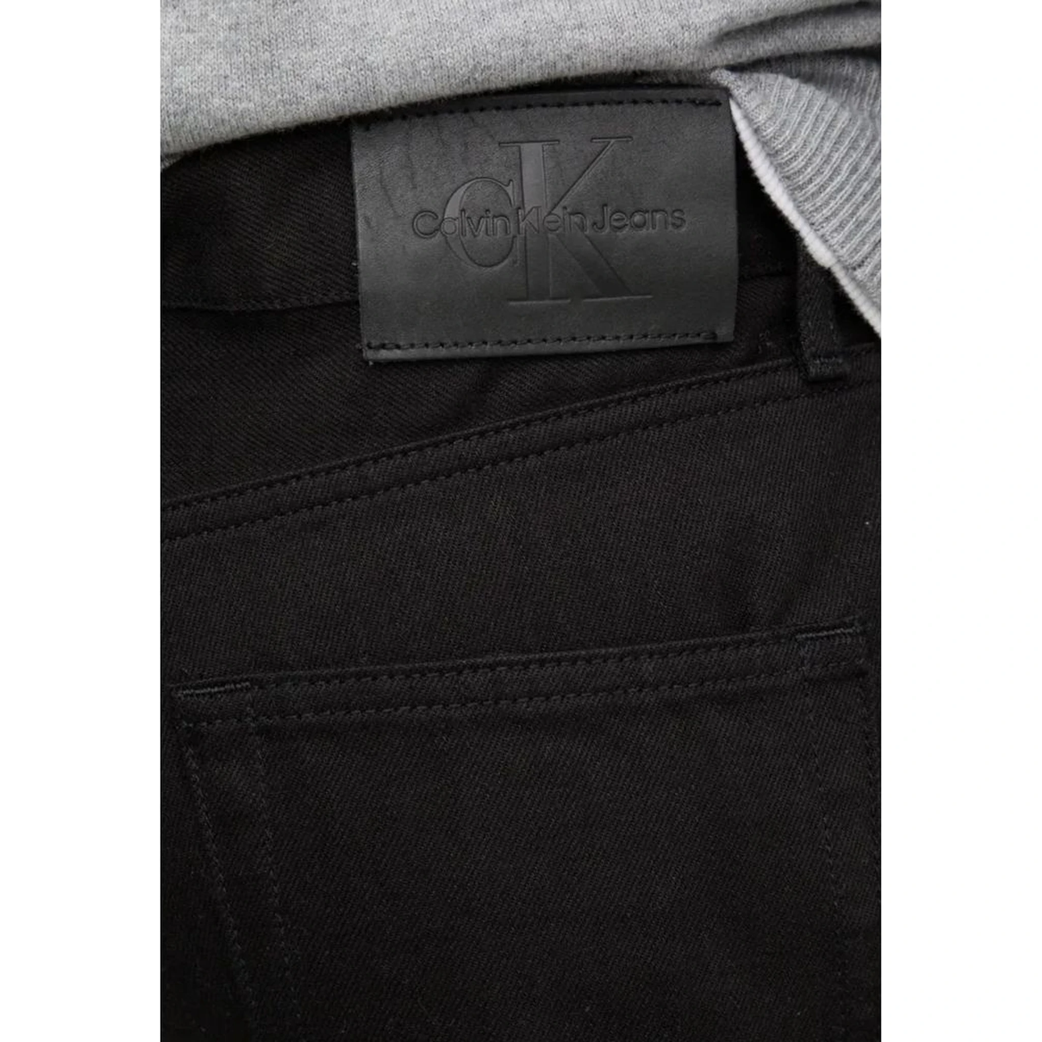 Black Cotton Relaxed Fit Jeans